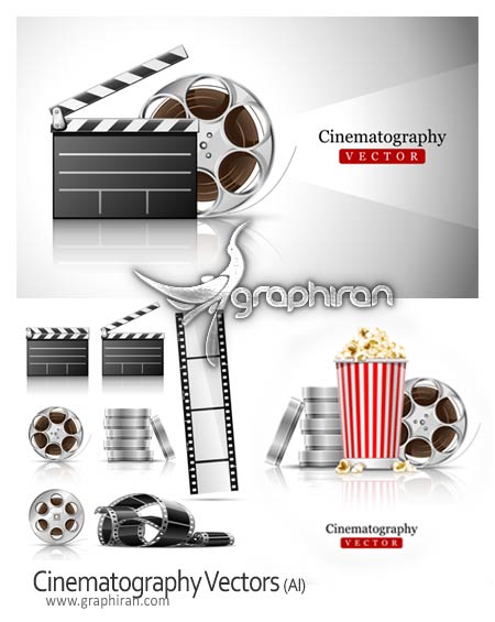 دانلود وکتور با موضوع سینما و فیلم برداری - Cinematic Vector دانلود وکتور با موضوع سینما و فیلم برداری - Cinematic Vector