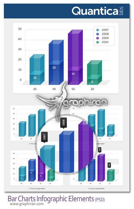 Bar Charts InfographicElement Bar Charts InfographicElement