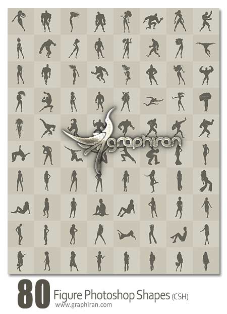 Figure Photoshop Shapes Figure Photoshop Shapes