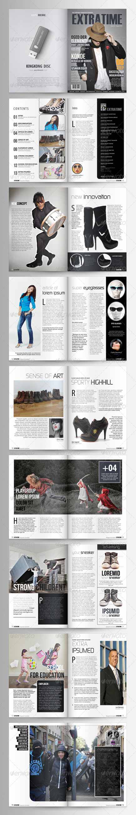 InDesign Magazine Template InDesign Magazine Template
