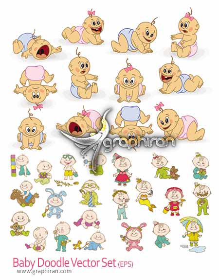 وکتور نوزاد baby vector وکتور نوزاد baby vector