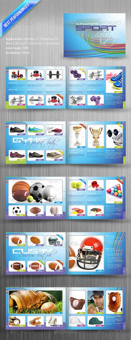 Sport Catalog Template Sport Catalog Template