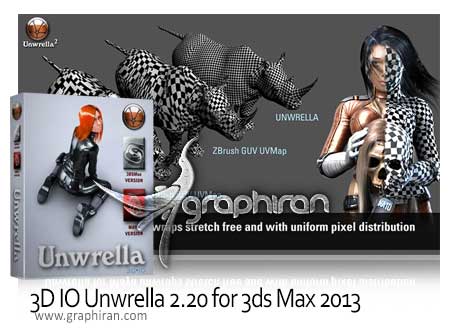 3D IO UNWRELLA 2.20 for 3DS MAX 2013 3D IO UNWRELLA 2.20 for 3DS MAX 2013