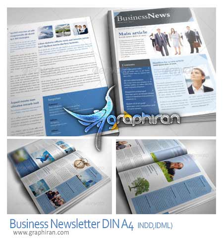 Business Newsletter DIN A4 Business Newsletter DIN A4