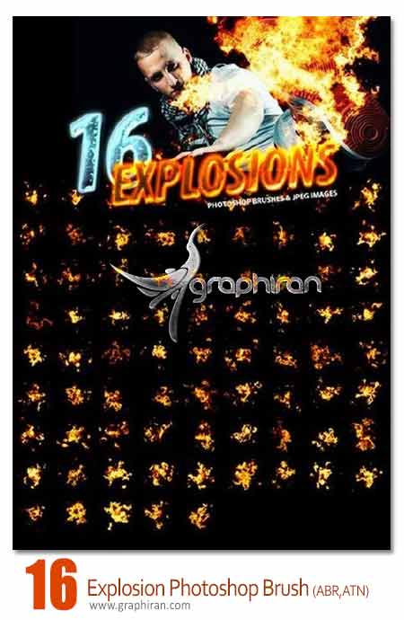 Photorealistic Explosion Brushes Photorealistic Explosion Brushes