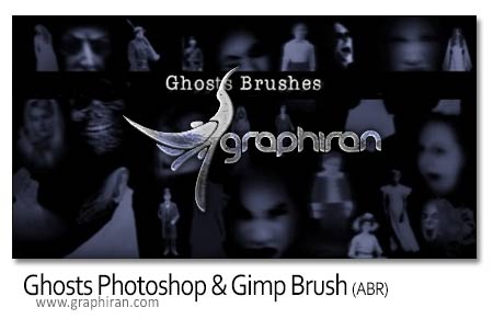 Ghosts Photoshop & GIMP Brushes Ghosts Photoshop & GIMP Brushes
