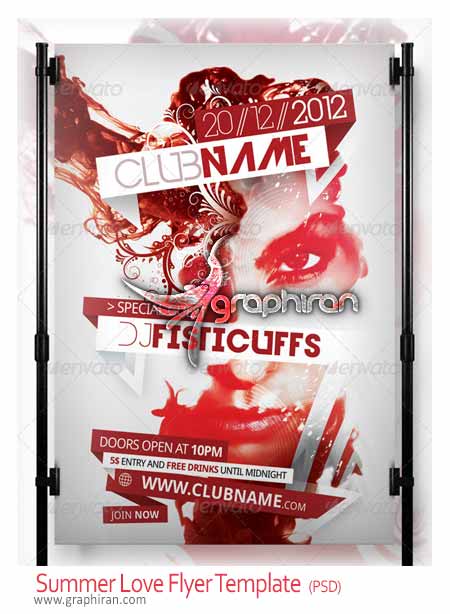 Summer Love Flyer Template Summer Love Flyer Template