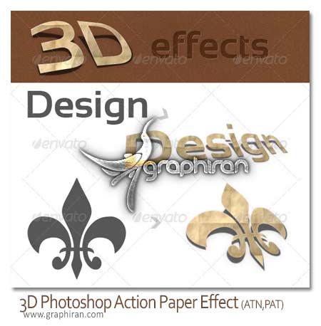 3D Photoshop Action 3D Photoshop Action