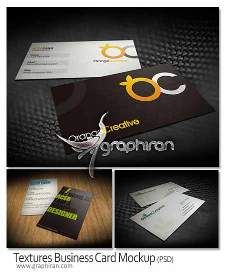 Mockup کارت ویزیت Mockup کارت ویزیت