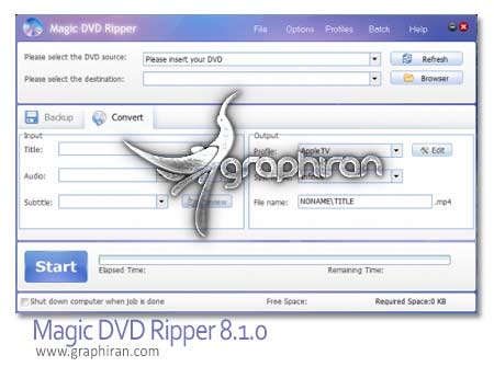 نرم افزار تبدیل دی وی دی Magic DVD Ripper 8.1.0 نرم افزار تبدیل دی وی دی Magic DVD Ripper 8.1.0