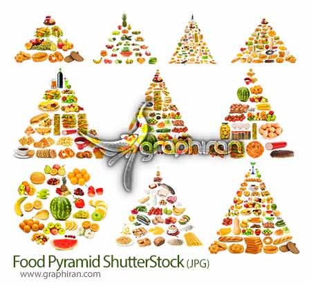 عکس هرم غذایی و گروه های غذایی
