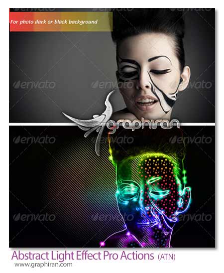 اکشن فتوشاپ ساخت افکت های انتزاعی اکشن فتوشاپ ساخت افکت های انتزاعی