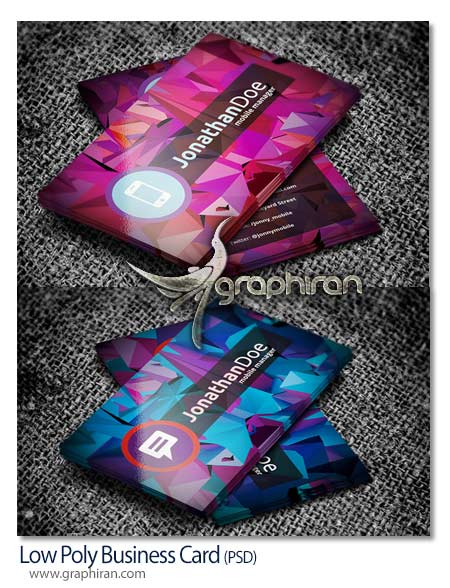 Low Poly Business Card