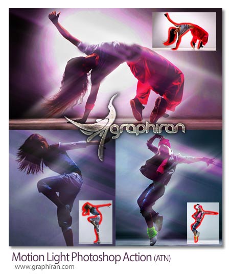 Motion Light Photoshop Action