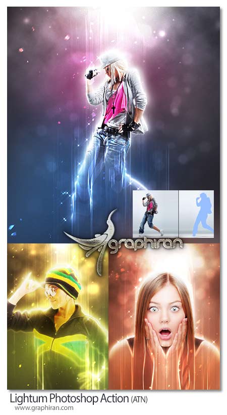 Lightum Photoshop Action