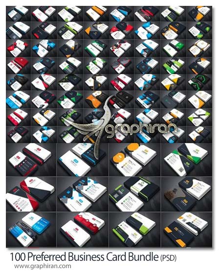 طرح لایه باز کارت ویزیت حرفه ای