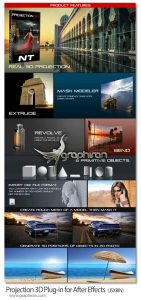 دانلود Projection 3D v4.2.04 Win/Mac پلاگین افتر افکت 3 بعدی سازی تصاویر Projection 3D