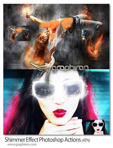 Shimmer Effect Photoshop Actions