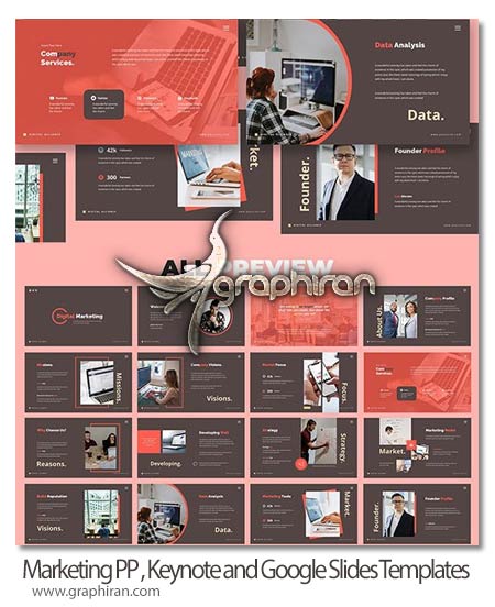دانلود قالب آماده PowerPoint، Keynote ،Google Slides