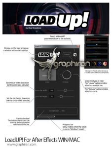 دانلود Loadup v1.71 Win/Mac اسکریپت افترافکت ساخت انیمیشن نوار پیشرفت دانلود Loadup