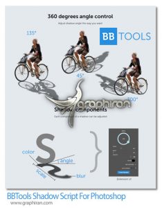 BBTools Shadow 2 V2.9.8 اسکریپت فتوشاپ ساخت سایه واقعی و حرفه ای BBTools Shadow اسکریپت فتوشاپ