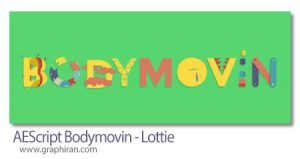 Bodymovin - Lottie 5.12.1 Win/Mac اسکریپت افترافکت خروجی انیمیشن ها Aescripts Bodymovin - Lottie