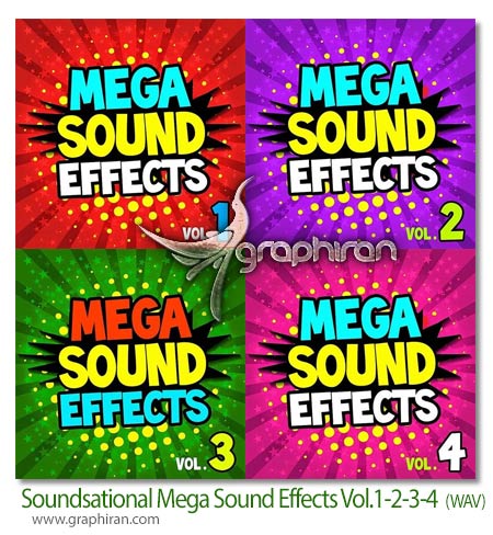 دانلود پک کامل افکت های صوتی Soundsational Mega Sound Effects Vol 1-2-3-4
