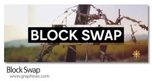 دانلود Block Swap v1.5.1 پلاگین افترافکت و پریمیر ساخت افکت گلیچ و نویز دانلود Block Swap