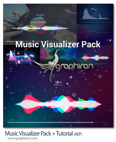 دانلود رایگان پک ویژوالایزر آهنگ افترافکت Music Visualizer Pack