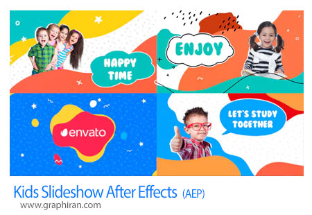 پروژه آماده افترافکت اسلایدشو کودکانه Kids Slideshow After Effects