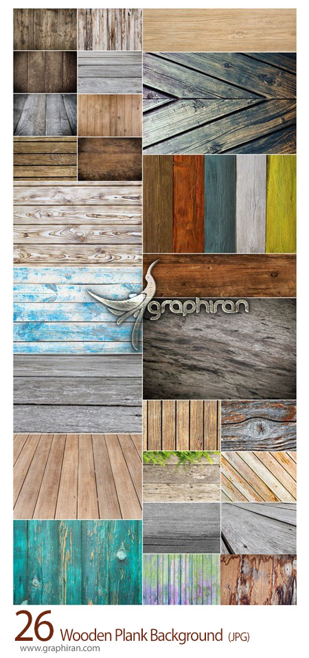 دانلود 26 عکس پس زمینه چوب و پارکت فوق با کیفیت Wooden Plank Backgrounds