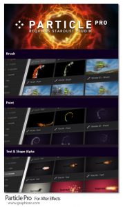 دانلود Particle Pro 1.5 Win/Mac پلاگین افترافکت ساخت افکت ذرات حرفه ای دانلود Particle Pro