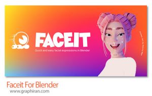 دانلود Faceit v2.3.71 افزونه بلندر ساخت حالات و انیمیشن های چهره دانلود Faceit