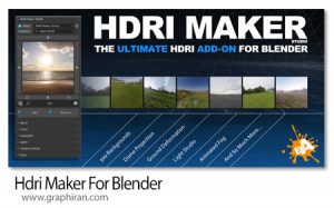 دانلود Hdri Maker v3.0.121 افزونه Blender ساخت محیط و نورپردازی واقع گرایانه دانلود Hdri Maker