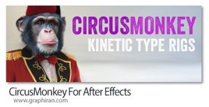 دانلود CircusMonkey v1.14 Win/Mac اسکریپت افترافکت ساخت متن در فضای سه بعدی دانلود CircusMonkey