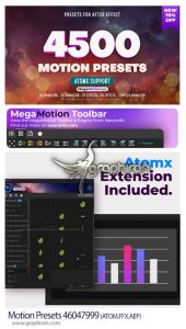 دانلود 4500 پریست موشن افترافکت Motion Presets دانلود 4500 پریست موشن افترافکت