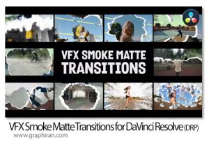 دانلود ترانزیشن های دود برای داوینچی VFX Smoke Matte Transitions for DaVinci Resolve دانلود ترانزیشن های افکت دود برای داوینچی