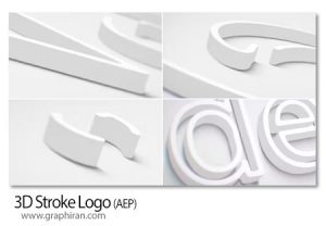 دانلود پروژه افترافکت لوگوموشن با خطوط 3 بعدی 3D Stroke Logo دانلود پروژه افترافکت لوگوموشن با خطوط 3 بعدی