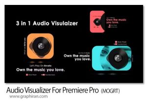 دانلود پروژه پریمیر ویژوالایزر آهنگ Audio Visualizer For Premiere Pro دانلود پروژه پریمیر ویژوالایزر آهنگ