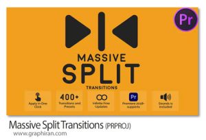دانلود 400+ ترانزیشن پریمیر نصف شدن Massive Split Transitions For Premiere دانلود 400+ ترانزیشن پریمیر نصف شدن