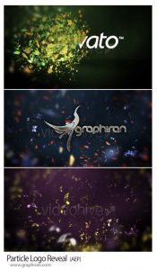 پروژه افترافکت لوگوموشن ریختن برگ و پروانه Particle Logo Reveal پروژه افترافکت لوگوموشن ریختن برگ و پروانه