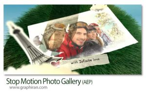 پروژه افترافکت گالری عکس استاپ موشن Stop Motion Photo Gallery پروژه افترافکت گالری عکس استاپ موشن