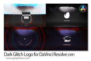 پروژه داوینچی لوگوموشن گلیچ و تاریک Dark Glitch Logo for DaVinci Resolve پروژه داوینچی لوگوموشن گلیچ و تاریک