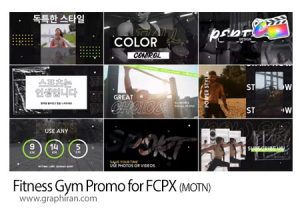 دانلود پروژه فاینال کات پرومو باشگاه ورزشی Fitness Gym Promo for FCPX دانلود پروژه فاینال کات پرومو باشگاه ورزشی
