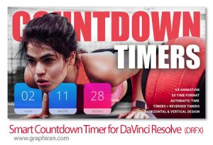 دانلود ابزار داوینچی ریزالو ساخت شمارش معکوس و تایمر Smart Countdown Timer DaVinci Resolve دانلود ابزار داوینچی ریزالو ساخت شمارش معکوس و تایمر