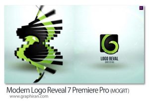 پروژه آماده پریمیر لوگوموشن مدرن Modern Logo Reveal 7 Premiere Pro پروژه آماده پریمیر لوگوموشن مدرن