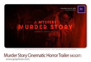 پروژه پریمیر تریلر سینمایی ترسناک Murder Story Cinematic Horror Trailer پروژه پریمیر تریلر سینمایی ترسناک
