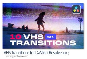 دانلود ترانزیشن های VHS داوینچی ریزالو VHS Transitions for DaVinci Resolve + افکت صوتی دانلود ترانزیشن های VHS داوینچی ریزالو