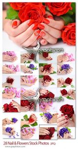 دانلود 28 عکس استوک کاشت ناخن، دست زن و گل Nail & Flowers Stock Photos دانلود 28 عکس استوک کاشت ناخن، دست زن و گل