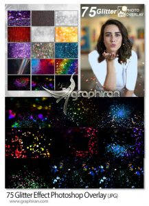 دانلود 75 افکت ذرات درخشان و اکلیلی فتوشاپ Glitter Effect Photoshop Overlay دانلود 75 افکت ذرات درخشان و اکلیلی فتوشاپ